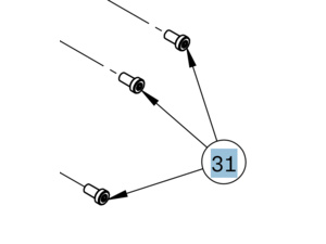 NORCO M8X16 T40 Lh Sh Cap Screw 913400-093