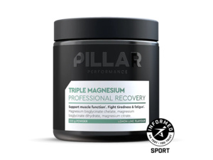 PILLAR Triple Magnesium Powder sklenice 200 g - Citrón/Limeta