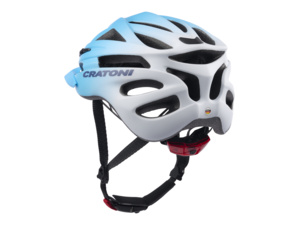 Dětská helma CRATONI Pacer Jr. Blue-White Matt