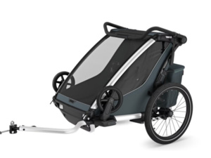 Dětský vozík THULE Chariot Cross 2 Double Dark Slate