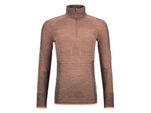 Dámské triko s dlouhým rukávem ORTOVOX 230 Competition Zip Neck Bloom