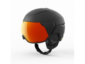 Přilba GIRO Orbit Spherical Mat Black/Vivid Ember