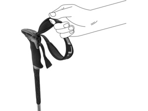 Hole LEKI Guide Lite 2 silvergrey-black-white - 110 - 145 cm