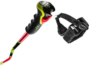 Hole LEKI WCR GS 3D bright red-black-neonyellow