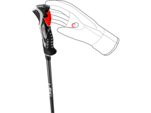 Hole LEKI Carbon 14 3D black-dark anthracite-bright red