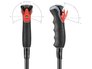 Hole LEKI Artena Airfoil 3D black-dark anthracite-rosegold