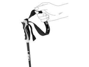 Hole LEKI Neolite dark anthracite-bright red-black