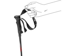 Hole LEKI Hot Shot anodized black-eloxal grau-eloxal rot