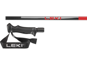 Hole LEKI Hot Shot anodized black-eloxal grau-eloxal rot