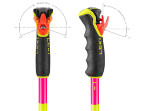 Hole LEKI Spitfire 3D neonmagenta-neonyellow-berry