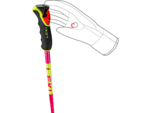 Hole LEKI Spitfire 3D neonmagenta-neonyellow-berry