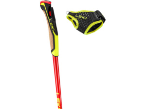 Hole LEKI Mezza Ultralite  naturalcarbon-bright red-neonyellow