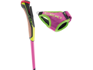 Hole LEKI HRC max neonpink-neonyellow-carbon structure