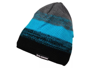 Čepice BLIZZARD Cube black/blue/grey