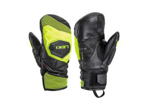 Rukavice LEKI WCR Venom 3D Junior Mitt black-ice lemon