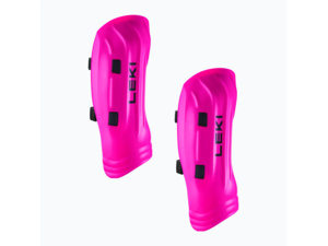 Chrániče holení LEKI Shin Guard Worldcup Pro Junior Neonpink OS