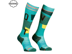 Dámské ponožky ORTOVOX Freeride Long Ice Waterfall