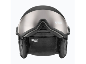 Přilba UVEX WANTED VISOR PRO V Black-Silver Matt
