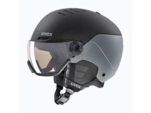 Přilba UVEX WANTED VISOR PRO V Black-Silver Matt