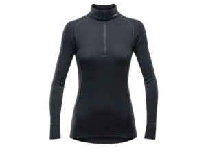 Triko s dlouhým rukávem DEVOLD Duo Active Merino 205 Z.Neck Black