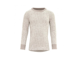 Dětské triko s dlouhým rukávem DEVOLD Duo Active Merino Raw White