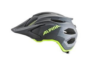Dětská helma ALPINA Carapax Jr Black/Neon Yellow