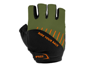 Rukavice R2 Vouk Black/Green - M