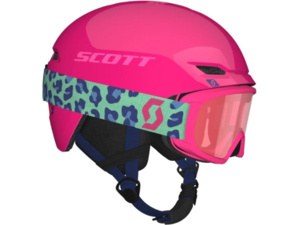 Dětská přilba SCOTT KEEPER 2+Google Jr Witty Neon Pink - S