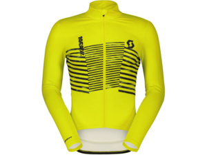 Dres s dlouhým rukávem SCOTT RC Team Warm Graphics LS Sulphur Yellow