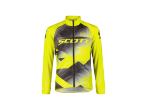 Dětská bunda SCOTT RC WB Black/Sulphur Yellow