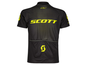 Dětský dres SCOTT RC Pro SS Jr Black/Sulphur Yellow - 164