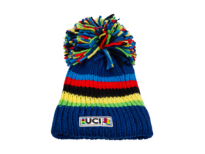 Zimní čepice SANTINI UCI Big Bobble - Blue