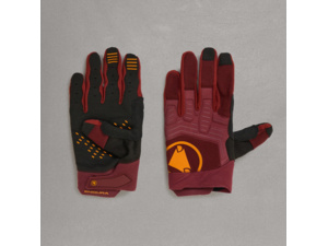 Dlouhoprsté rukavice ENDURA SingleTrack II End Mahogany