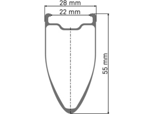Zapletená kola DT SWISS ARC 1100 Dicut 55 WTS