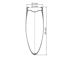 Zapletená kola DT SWISS ARC 1100 Dicut 85 WTS