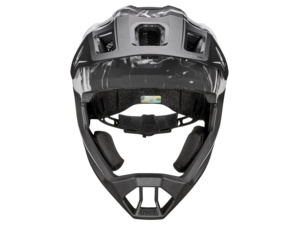Dětská helma UVEX React Jr Fullface Black-White Matt