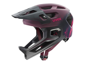 Dětská helma UVEX React Jr Fullface Cranberry Matt