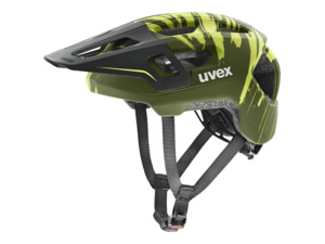 Dětská helma UVEX React Jr Fullface Dark Olive Matt