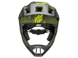 Dětská helma UVEX React Jr Fullface Dark Olive Matt