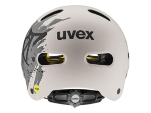 Dětská helma UVEX Kid 4 Style Mips Dirt Warm Grey Matt