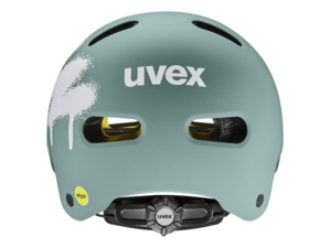 Dětská helma UVEX Kid 4 Style Mips Spray Sage Green Matt