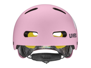 Dětská helma UVEX Kid 4 Style Mips Spray Strawberry Matt