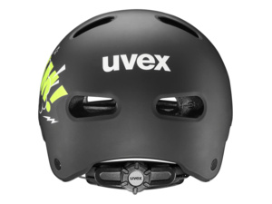 Dětská helma UVEX Kid 4 Style Bam Black - Lime Matt