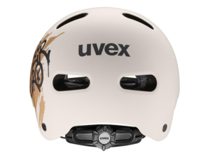 Dětská helma UVEX Kid 4 Style Super Hero Warm Grey Matt