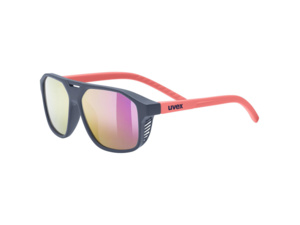 Dětské brýle UVEX Cosmic Blue - Red Matt / Mir.Purple S3