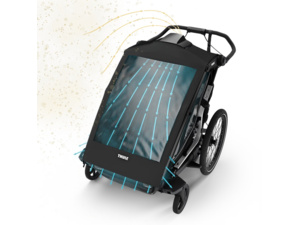 Kryt na čističku vzduchu Thule Chariot Dvoumístný