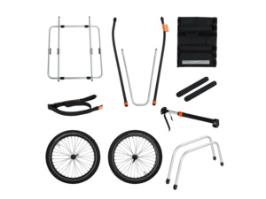 Vozík za kolo pro sportovní vybavení