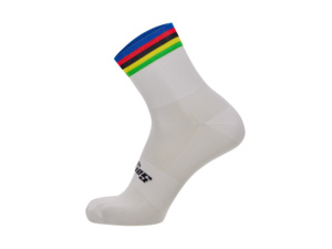 Ponožky SANTINI UCI World Champion TRI White