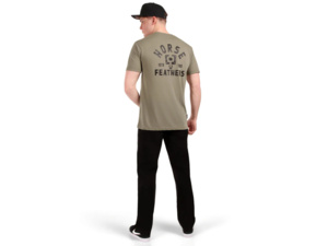 Funkční triko HORSEFEATHERS Pedal Tech Taupe