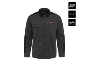Technická košile HORSEFEATHERS Prom Dark Gray
